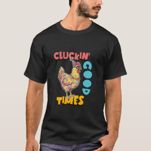 T-shirt Délicieux Moments Rigolos Fête au Poulet Drôle