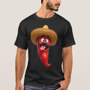 T-shirt Délicieux poivron rouge chaud