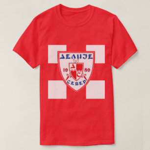 T-shirt Délies Nord 1989 Rouge Blanc