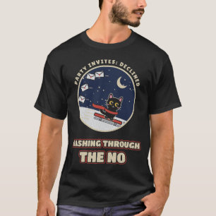 T-shirt Délirer à travers le Noël sans introverti