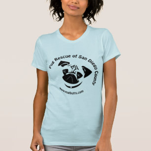 T-shirt Délivrance de carlin de logo du comté de San Diego