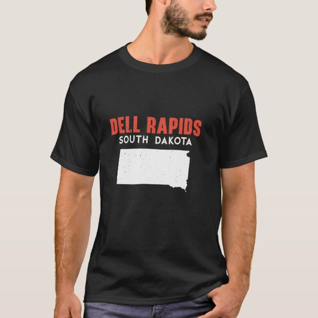 T-shirt Dell Rapids South Dakota USA State America Travel (Devant)