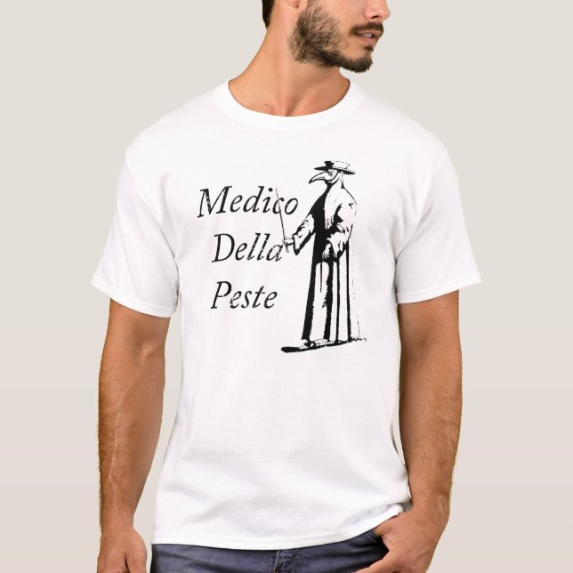 T-shirt Della médico Peste (italique) (Devant)