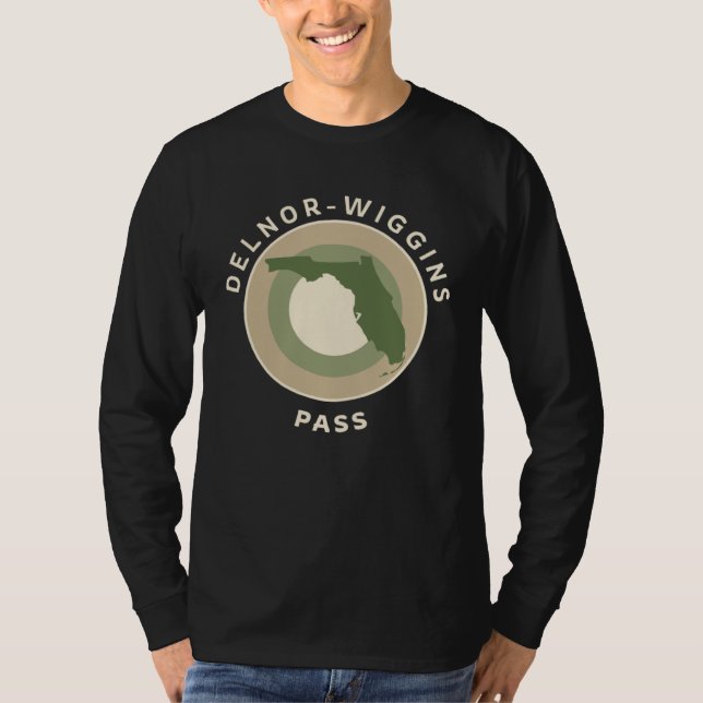 T-shirt Delnor Wiggins Pass State Park Florida Bullseye FL (Devant)