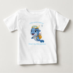 T-Shirt Delphin, Little Splash Explorer