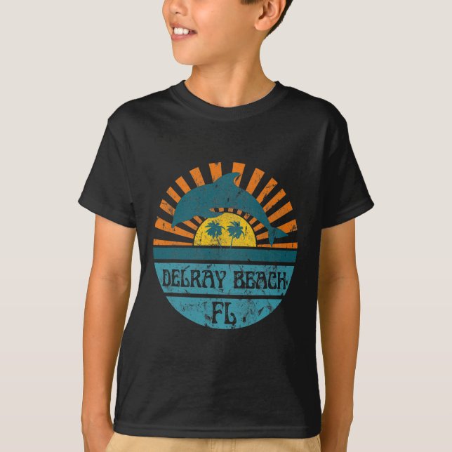 T-shirt Delray Beach  (Devant)