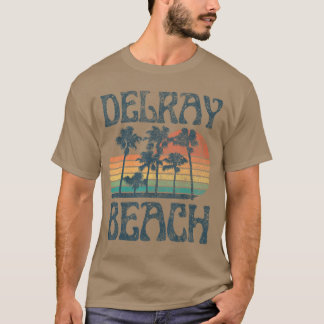 T-shirt Delray Florida Beach Vacances d'été Vintage