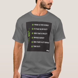 T-shirt Demandez à l'adversaire un Q Tee - Envoyez un mess
