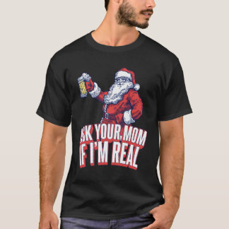 T-shirt Demandez À Votre Maman Si Je Suis Vraiment Drôle P