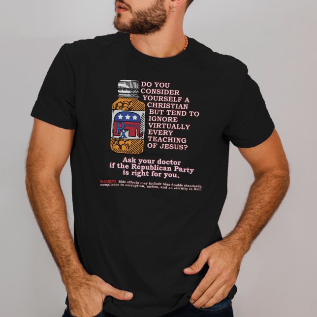 T-shirt Demandez à votre médecin si le Parti Républicain e (Créateur téléchargé)
