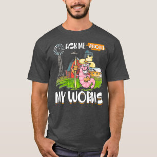 T-shirt Demandez-Moi À Propos De Mes vers Funny Farmer Wor