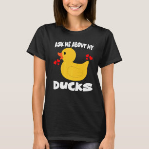 T-shirt Demandez-moi à propos de mon propriétaire de canar