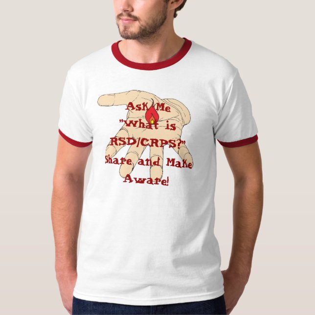 T-shirt Demandez-moi "que ce qui est RSD/CRPS ? " (Devant)
