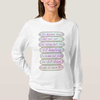 T-shirt Démantelé mais n'abandonnant pas