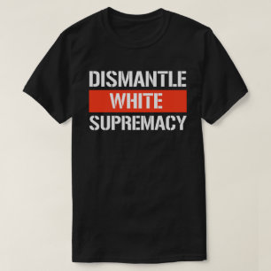 T-shirt Démanteler l'autocollant rectangulaire de la supré