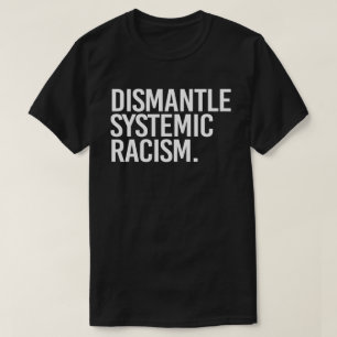 T-shirt Démanteler Racisme Systémique Sticker Rond Classiq