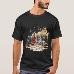 T-shirt Déménagements stratégiques : Chessboard King Tee