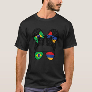 T-shirt Demi-Brésilienne Demi-Arménienne Fille Brésil Enfa