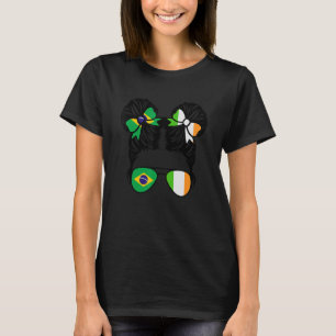 T-shirt Demi Brésilienne Demi Irlandaise Fille Brésil Enfa