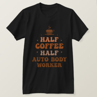 T-shirt Demi-café semi-ouvrier de carrosserie auto