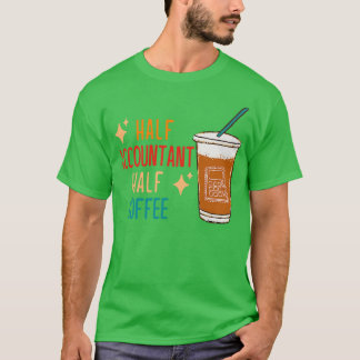 T-shirt Demi-comptable Comptable demi-café comptable cadea