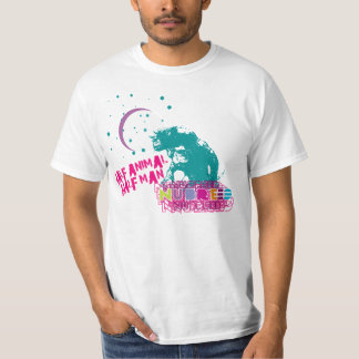 T-shirt Demi d'animal de demi d'homme