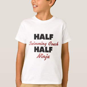 T-shirt Demi de car demi de Ninja de natation