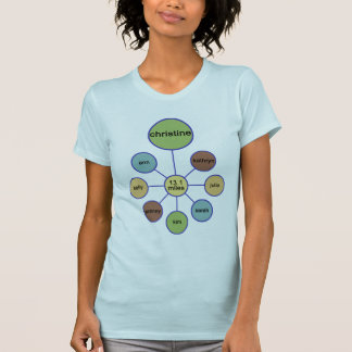 T-shirt demi de chemise Christine de marathon