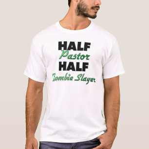 T-shirt Demi de tueur de zombi de demi de pasteur