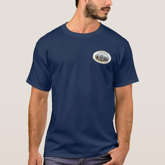 T-shirt Demi-dôme au parc national Yosemite en Californie (Devant)