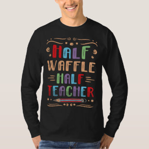 T-shirt Demi-gaufre Demi-professeur crêpe friand de pâtiss