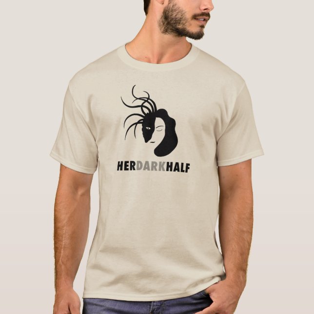 T-shirt demi-homme foncé (Devant)