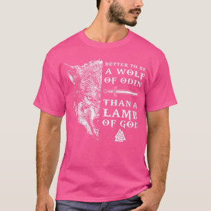 T-shirt Demi-Loup De La Mythologie D'Odin Norse