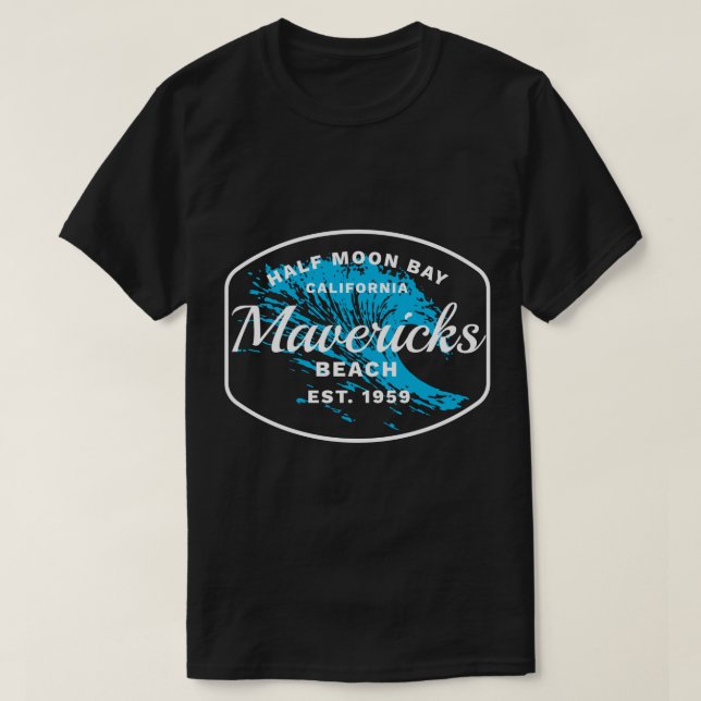 T-shirt Demi-Moon Bay Long Manches Chemise Cali Mavericks  (Design devant)