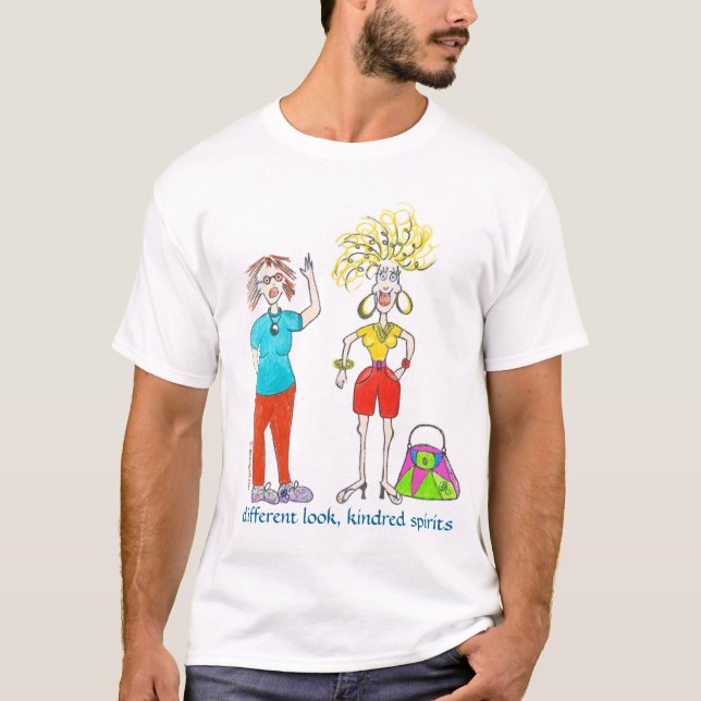 T-shirt demi_W_betty_Paint, regard différent, spi (Devant)