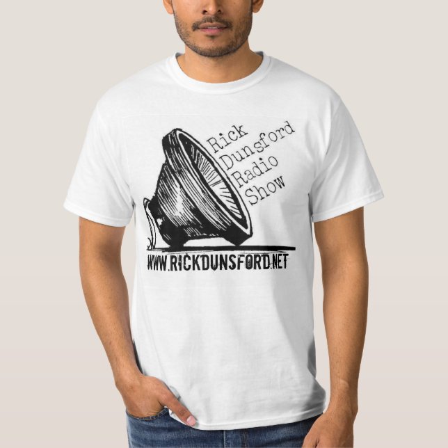 T-shirt d'ÉMISSION DE RADIO de RICK DUNSFORD (Devant)