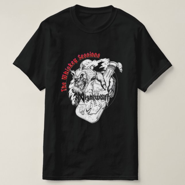 T-shirt Démo Whiskey Sessions Par Nightwolff (Design devant)