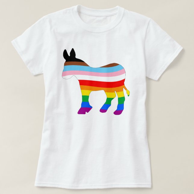 T-shirt Démocrate LGBTQ (Design devant)