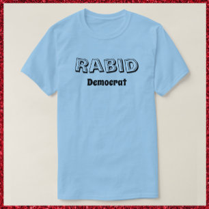 T-shirt démocrate Rabid Funny