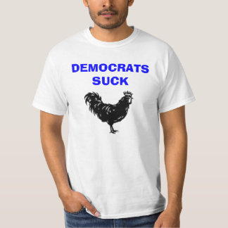 T-SHIRT DÉMOCRATE SUCENT LE COQ
