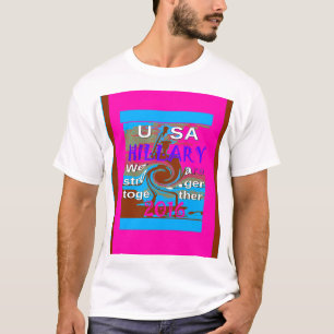 T-shirt Démocrates Hillary Pour le président des États-Uni