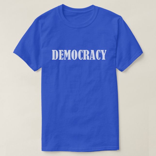 T-shirt Démocratie (Design devant)