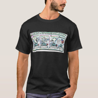 T-shirt Démocratie au-dessus de théocratie
