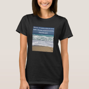 T-shirt Démocratie contre République (noir)