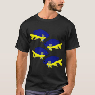 T-shirt Demoiselle azur