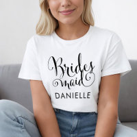Demoiselle d'honneur Calligraphie Nom de Mariage