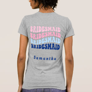T-shirt Demoiselle d'honneur Enterrement de vie de jeune f