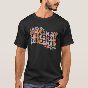 T-shirt Demoiselle d'honneur Équipe de mariée Baby Shower 