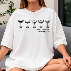 T-shirt Demoiselle d'honneur Espresso Martini Enterrement