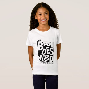 T-Shirt Demoiselle d'honneur Junior Jr., cortège de mariag